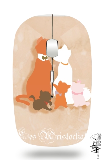  Les aristochats minimalist art for Wireless optical mouse with usb receiver