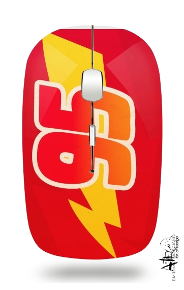  Lightning mcqueen for Wireless optical mouse with usb receiver