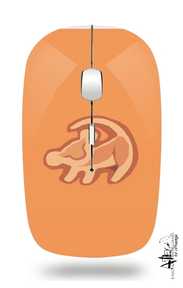  Lion King Symbol by Rafiki for Wireless optical mouse with usb receiver