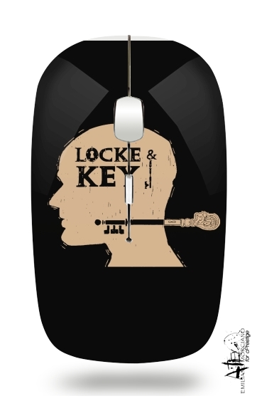  Locke Key Head Art for Wireless optical mouse with usb receiver