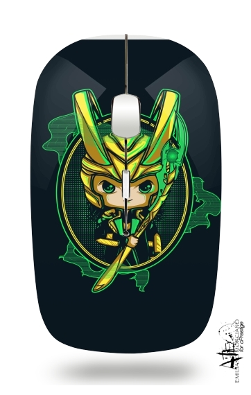  Loki Portrait for Wireless optical mouse with usb receiver