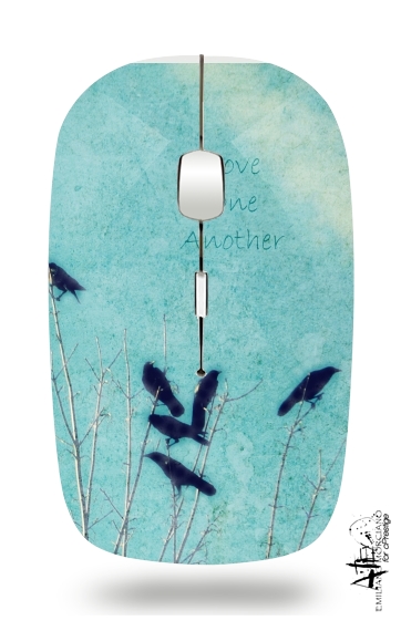  Love One Another for Wireless optical mouse with usb receiver