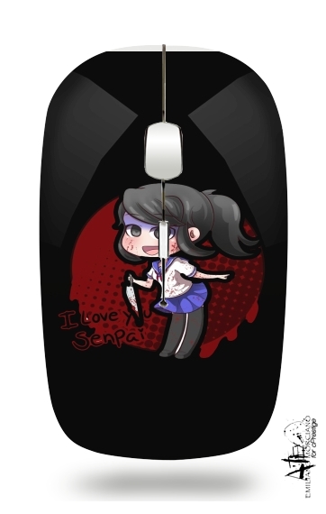  Love you senpai yandere for Wireless optical mouse with usb receiver