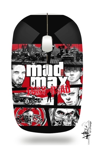  Mashup GTA Mad Max Fury Road for Wireless optical mouse with usb receiver