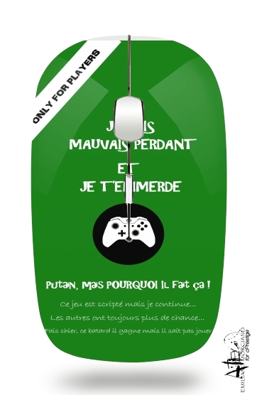  Mauvais perdant - Vert Xbox for Wireless optical mouse with usb receiver
