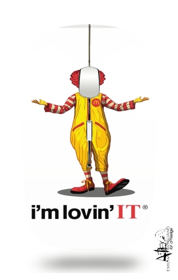  Mcdonalds Im lovin it - Clown Horror for Wireless optical mouse with usb receiver