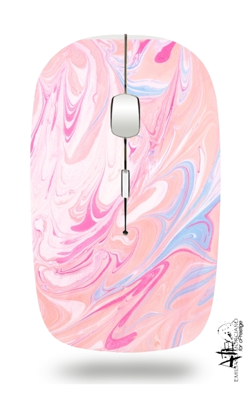  Minimal Marble Pink for Wireless optical mouse with usb receiver