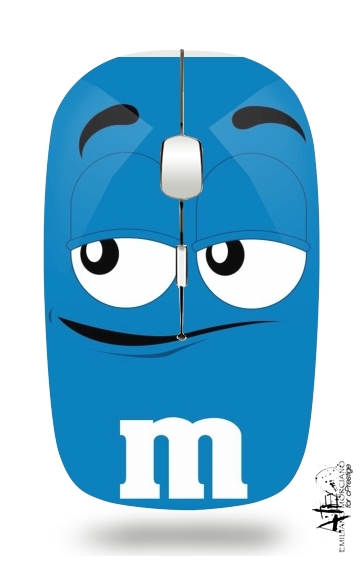  M&M's Blue for Wireless optical mouse with usb receiver