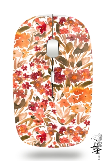  MODERN WATERCOLOR FLORALS for Wireless optical mouse with usb receiver