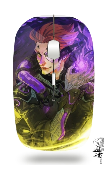  Moira Overwatch art for Wireless optical mouse with usb receiver