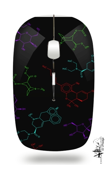  Molecule symbole for Wireless optical mouse with usb receiver
