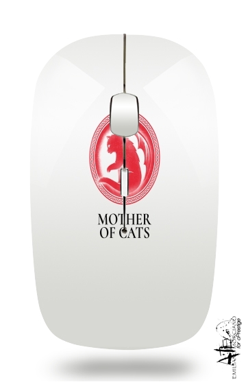  Mother of cats for Wireless optical mouse with usb receiver