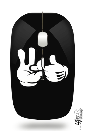  Mouse finger fuck for Wireless optical mouse with usb receiver