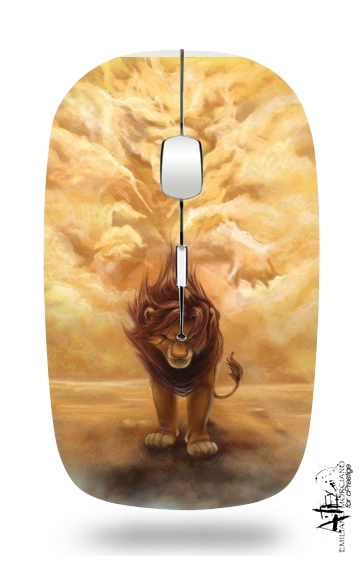  Mufasa Ghost Lion King for Wireless optical mouse with usb receiver