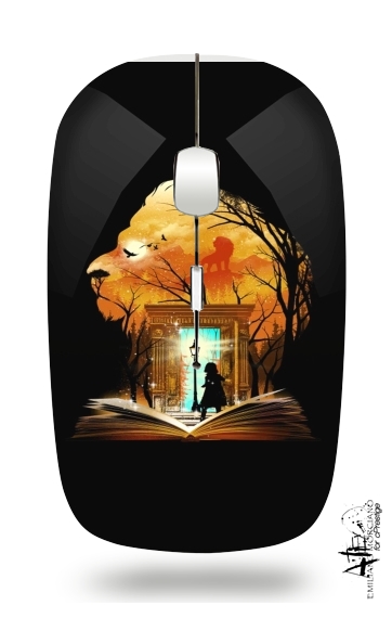  Narnia BookArt for Wireless optical mouse with usb receiver