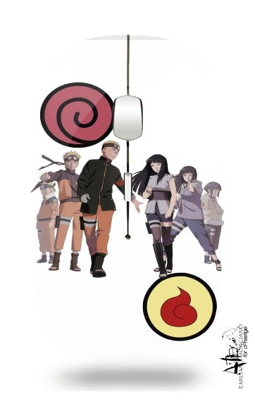  Naruto x Hinata for Wireless optical mouse with usb receiver