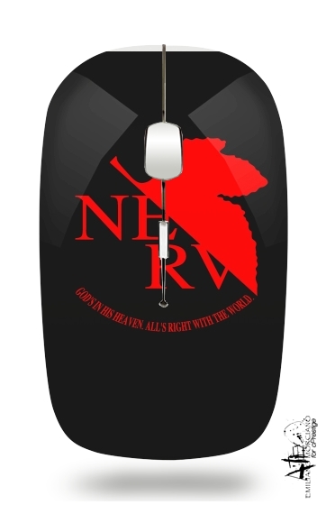  Nerv Neon Genesis Evangelion for Wireless optical mouse with usb receiver