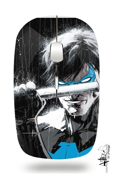  Nightwing FanArt for Wireless optical mouse with usb receiver