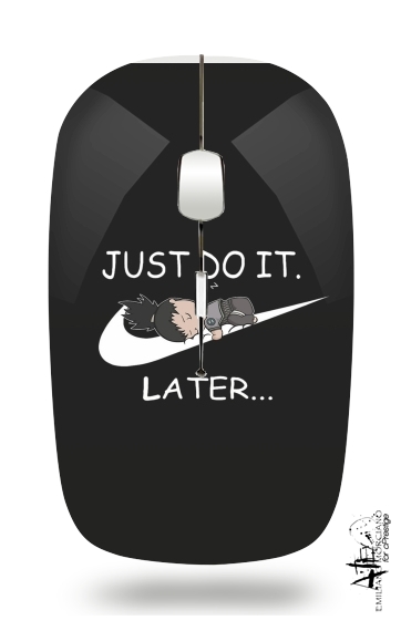  Nike Parody Just do it Later X Shikamaru for Wireless optical mouse with usb receiver