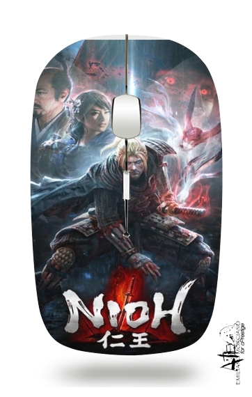  Nioh Fan Art for Wireless optical mouse with usb receiver
