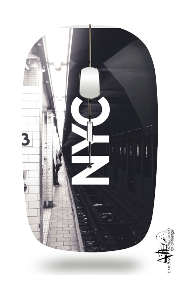  NYC Basic Subway for Wireless optical mouse with usb receiver