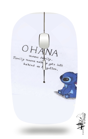  Ohana Means Family for Wireless optical mouse with usb receiver