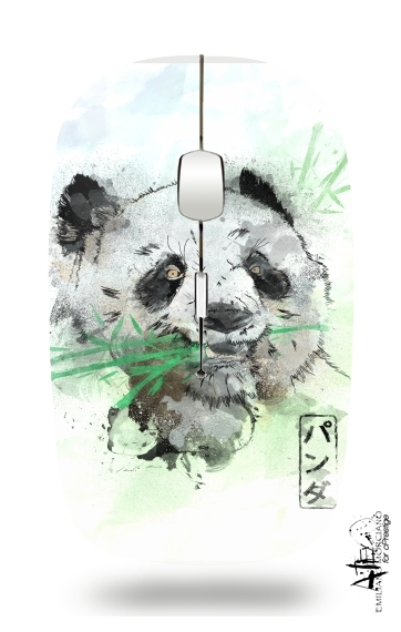  Panda Watercolor for Wireless optical mouse with usb receiver