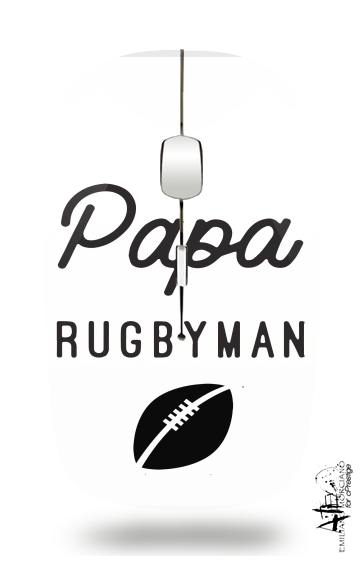  Papa Rugbyman for Wireless optical mouse with usb receiver
