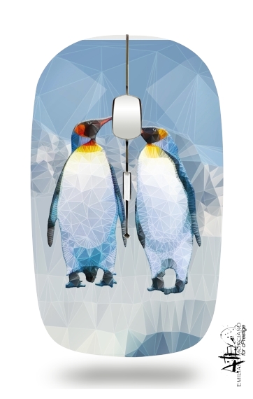  penguin love for Wireless optical mouse with usb receiver