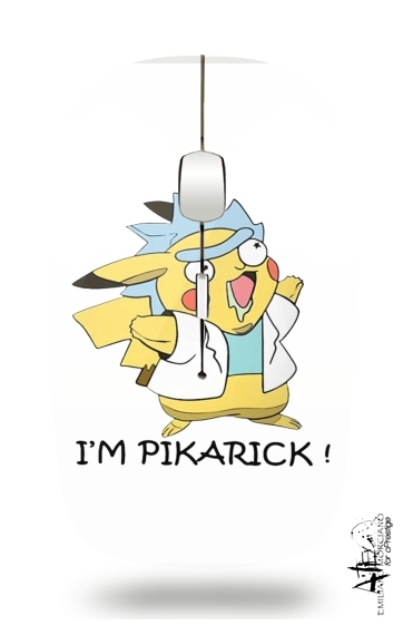  Pikarick - Rick Sanchez And Pikachu  for Wireless optical mouse with usb receiver