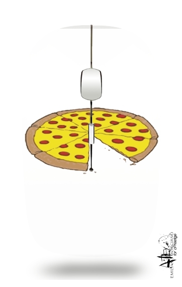  Pizza Delicious for Wireless optical mouse with usb receiver