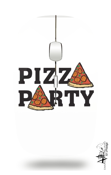  Pizza Party for Wireless optical mouse with usb receiver
