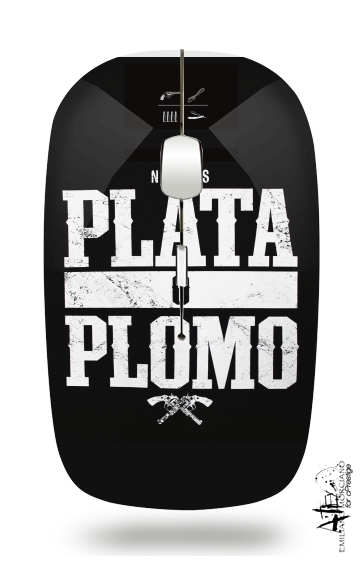  Plata O Plomo Narcos Pablo Escobar for Wireless optical mouse with usb receiver