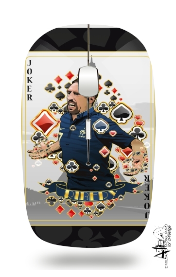  Poker: Franck Ribery as The Joker for Wireless optical mouse with usb receiver
