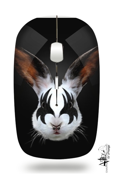 Kiss of a rabbit punk for Wireless optical mouse with usb receiver