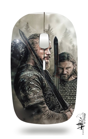  Ragnar And Rollo vikings for Wireless optical mouse with usb receiver