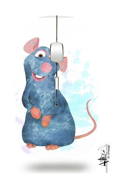  Ratatouille Watercolor for Wireless optical mouse with usb receiver