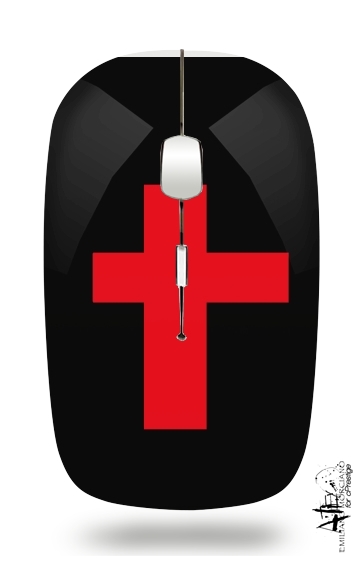  Red Cross Peace for Wireless optical mouse with usb receiver
