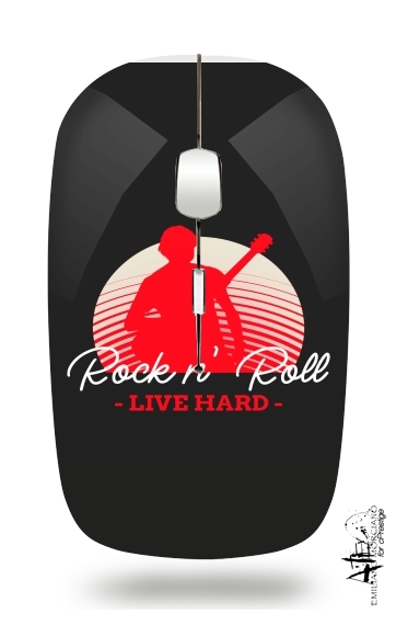  Rock N Roll Live hard for Wireless optical mouse with usb receiver
