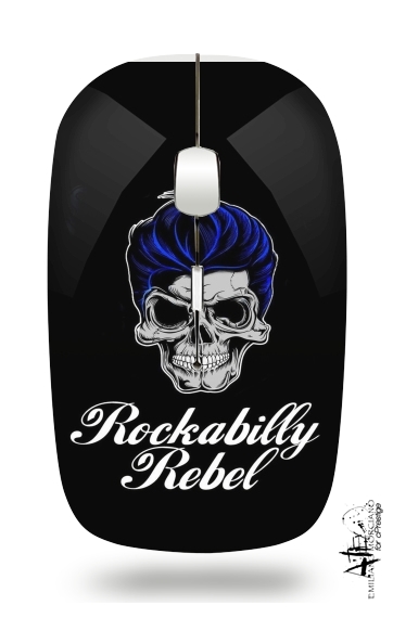  Rockabilly Rebel for Wireless optical mouse with usb receiver