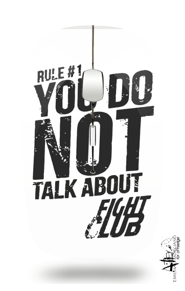  Rule 1 You do not talk about Fight Club for Wireless optical mouse with usb receiver