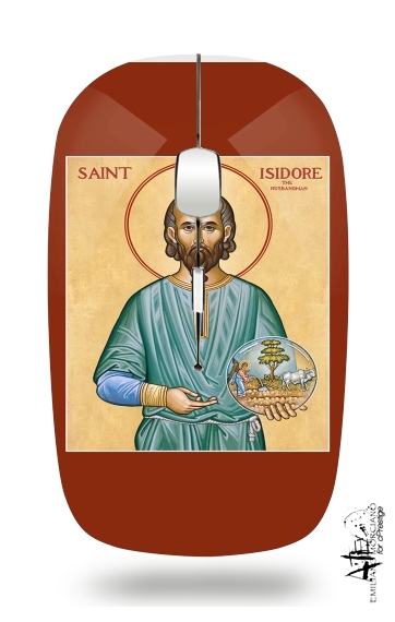  Saint Isidore for Wireless optical mouse with usb receiver