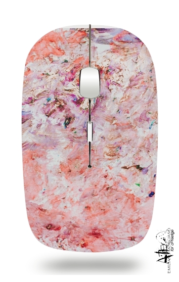  SALMON PAINTING for Wireless optical mouse with usb receiver