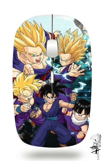  Sangohan evolution Fan Art for Wireless optical mouse with usb receiver