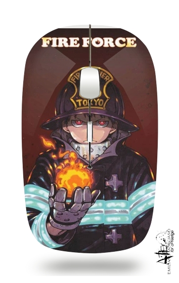  Shinra kusakabe fire force for Wireless optical mouse with usb receiver