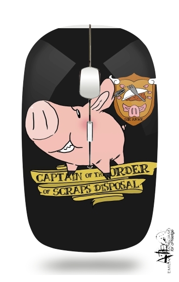  Sir Hawk The wild boar or Pig for Wireless optical mouse with usb receiver