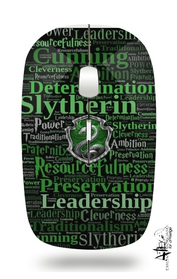  slytherin Serpentard for Wireless optical mouse with usb receiver