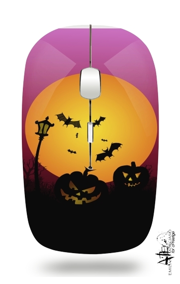  Spooky Halloween 6 for Wireless optical mouse with usb receiver