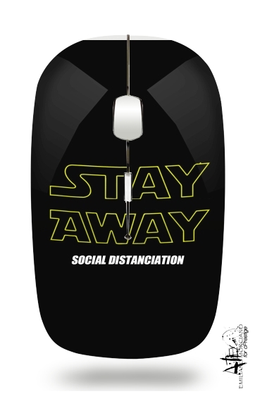  Stay Away Social Distance for Wireless optical mouse with usb receiver