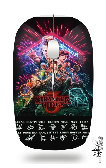  Stranger Things 3 Signature Limited Edition for Wireless optical mouse with usb receiver